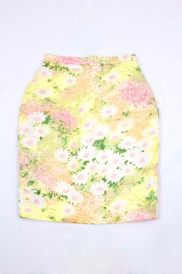 Escada - Floral Pencil Skirt