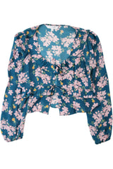 Intermix - Floral Crop Blouse