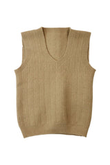 Woolen Cable Knit Vest