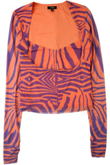 AFRM - Printed Mesh Top