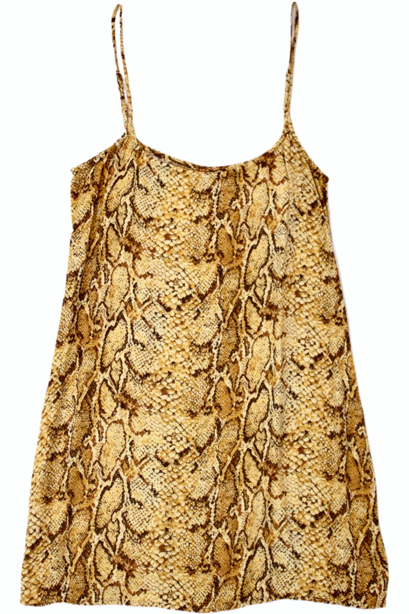 Reformation - Snake Print Dress