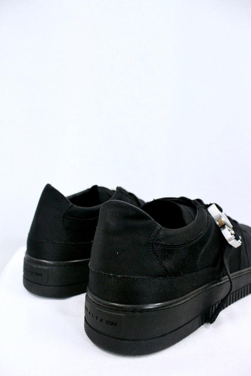 Satin Buckle Low Trainer