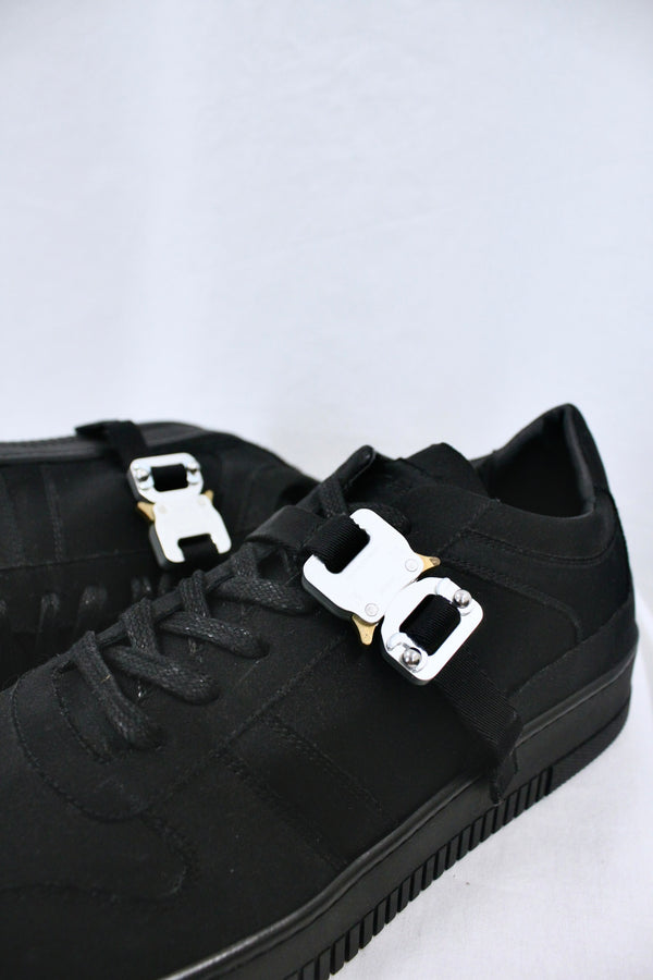 Satin Buckle Low Trainer
