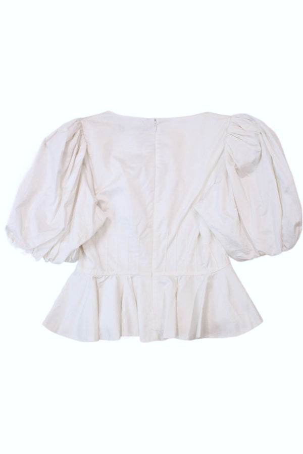 Hunter Bell - Cotton Peplum Top