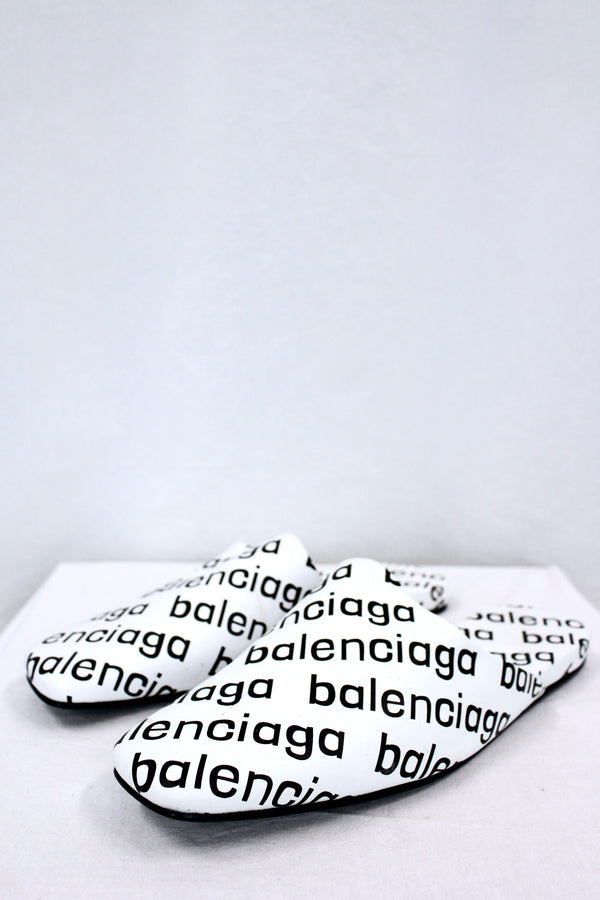 Balenciaga - Logo Print Slip Ons