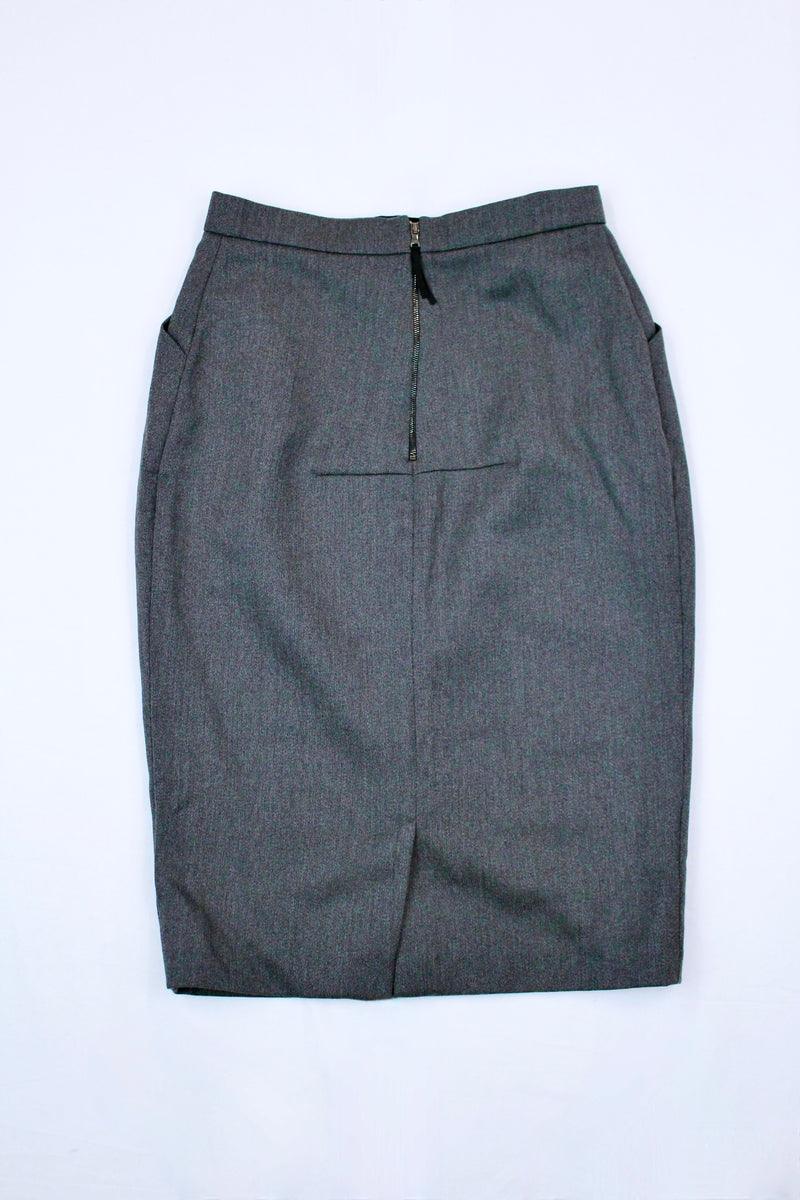 D&G - Pleat Waist Pencil Skirt
