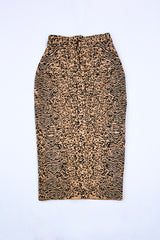 Animal Print Bodycon Skirt