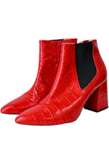 Isabella Anselmi - Croc Ankle Boots