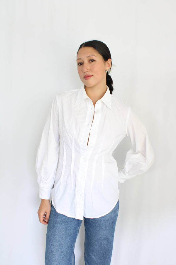 Fitted White Shirt