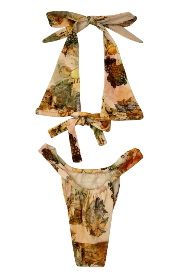 Four Three Seven - Mediterranean Print Bikini