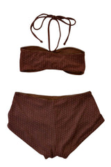 Frankies Bikinis - Spotted Towelling Bikini