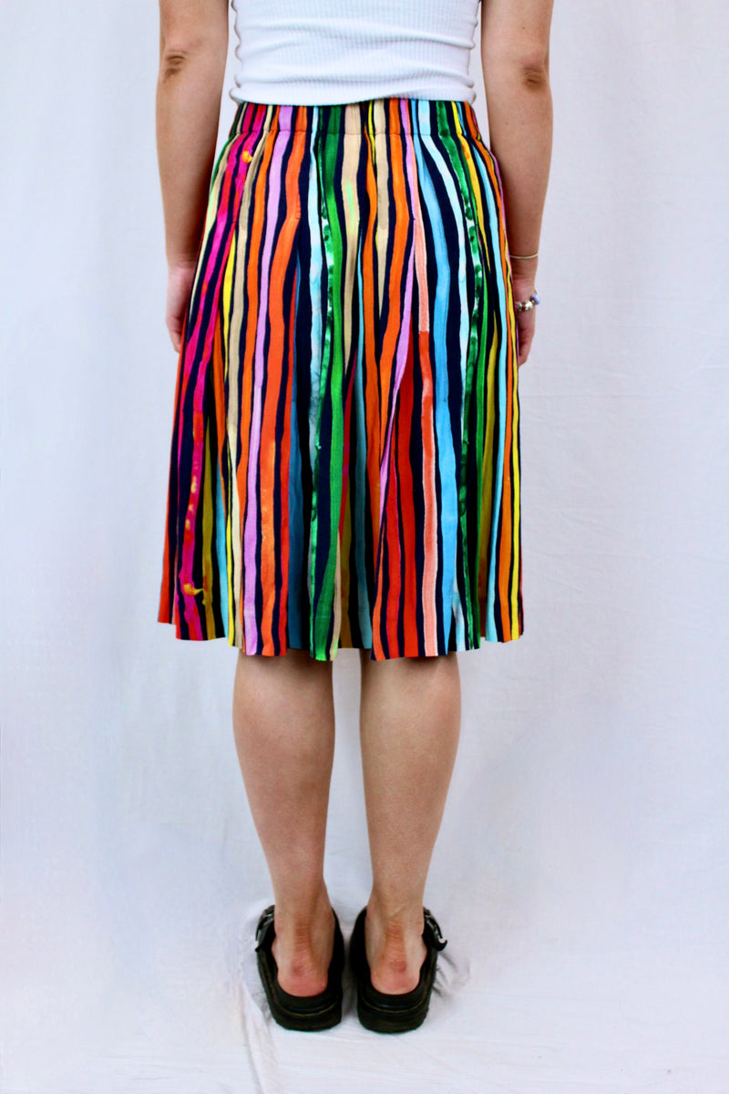 Rainbow Stripe Skirt