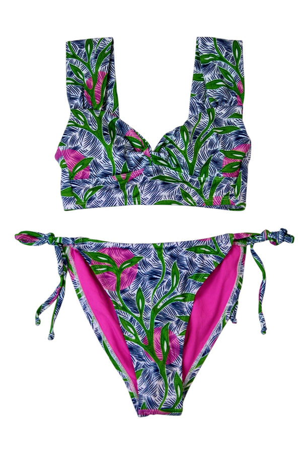 Liberty & Justice - Leaf Print Bikini Set