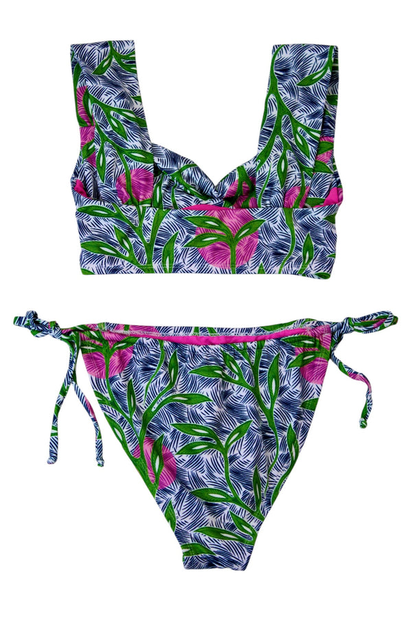 Liberty & Justice - Leaf Print Bikini Set