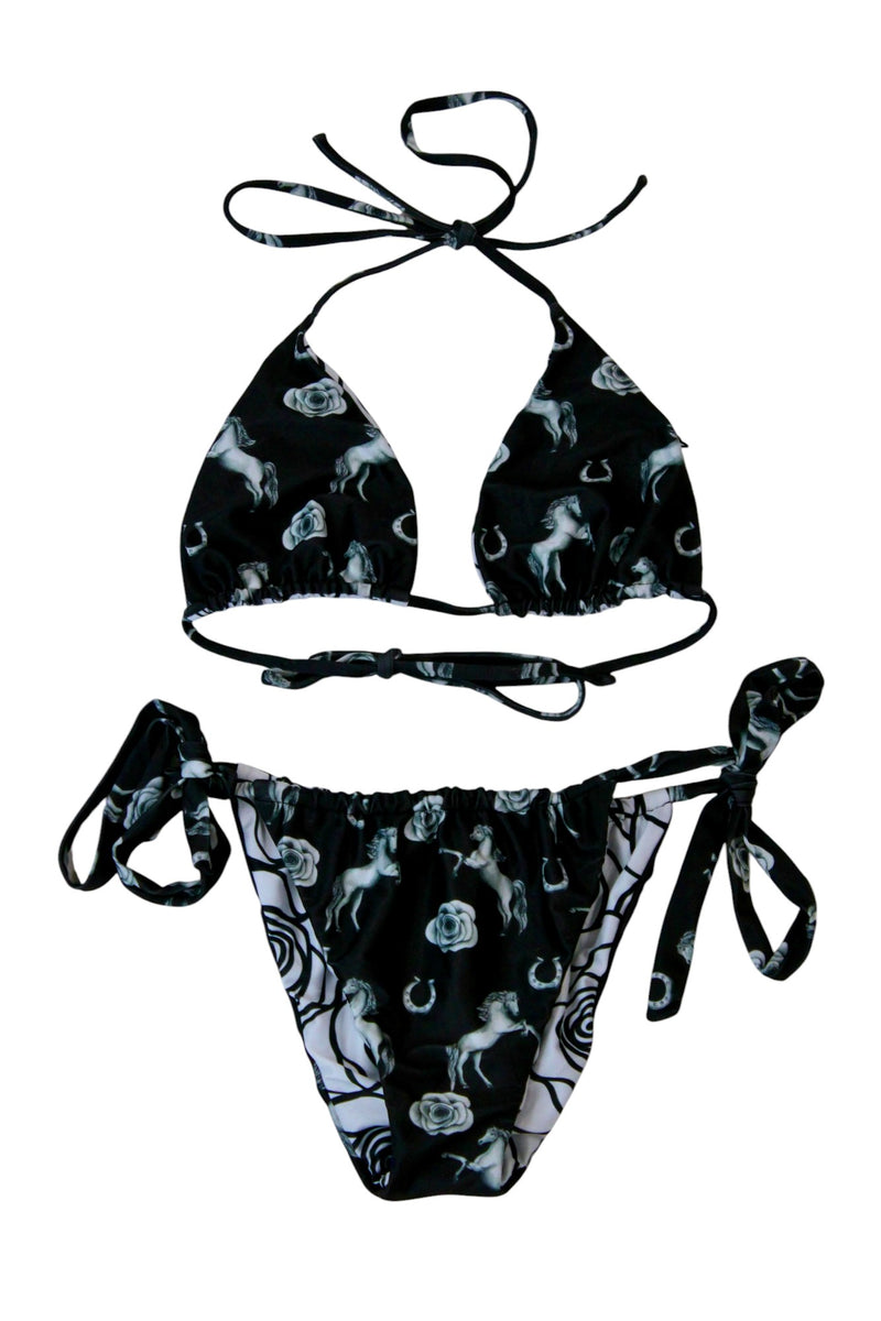 Solkissed - Horse Print Reversible Bikini