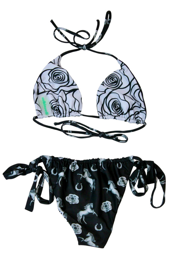 Solkissed - Horse Print Reversible Bikini