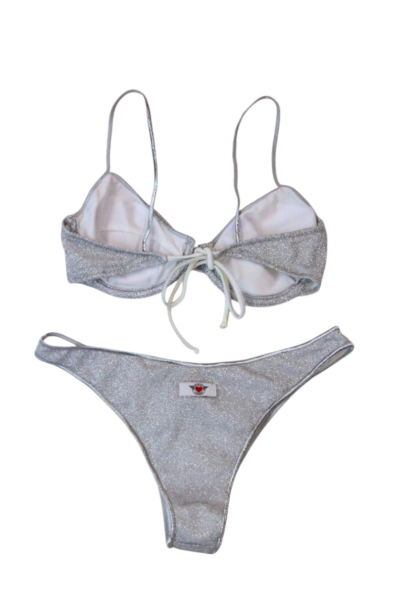 Bikini Lovers - Metallic Silver Bikini