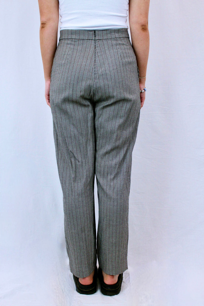 Houndstooth Tapered Trouser