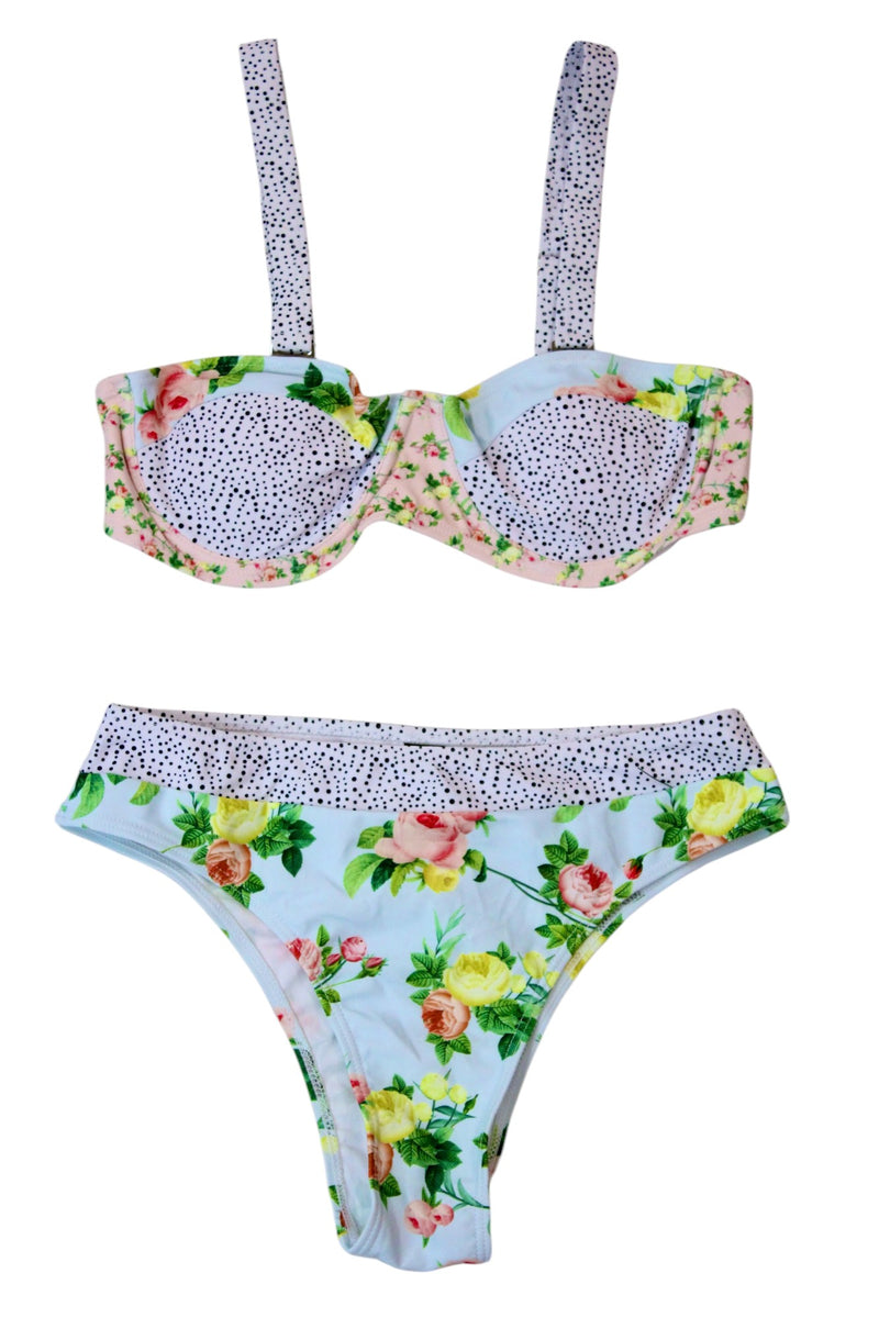 Cider - Contrast Pattern Bikini