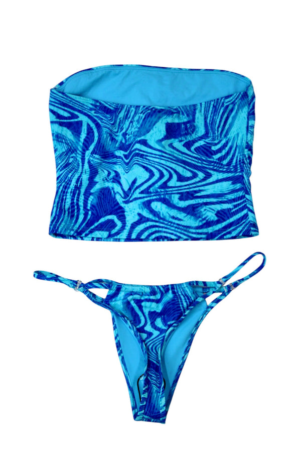 Frankies Bikinis - Swirl Tankini Set