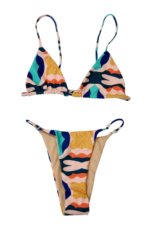 Sage Swim - Abstract Pattern Bikini