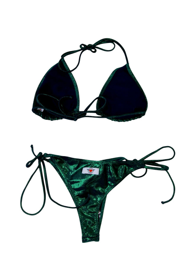 Bikini Lovers - Metallic String Bikini Set