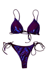 Bikini Lovers - Metallic String Bikini Set