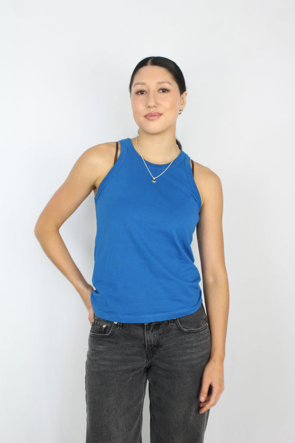 Kowtow - Blue Cotton Tank