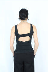 Miss Crabb - Ribbed Zip Tank