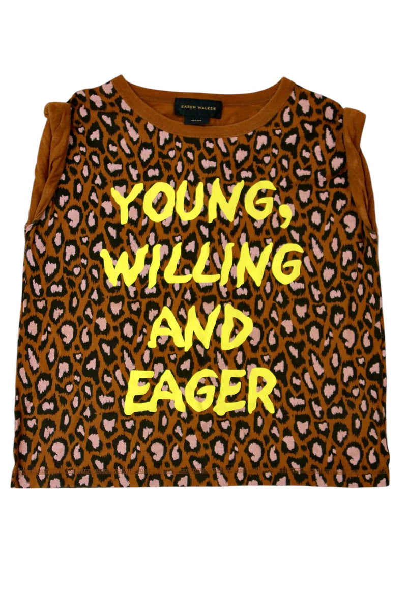 Karen Walker - Printed Singlet Top