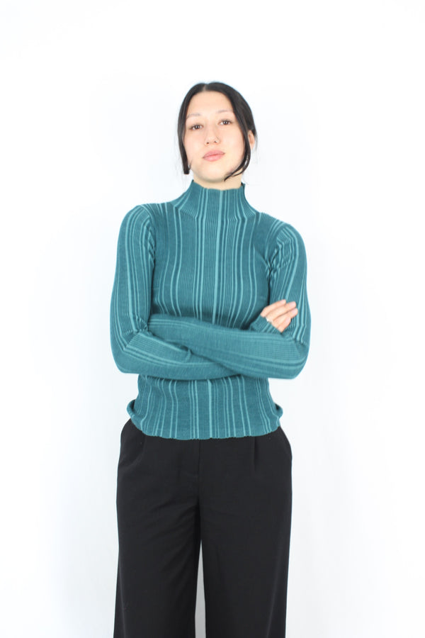 Diesel - Ribbed Mock Neck Top