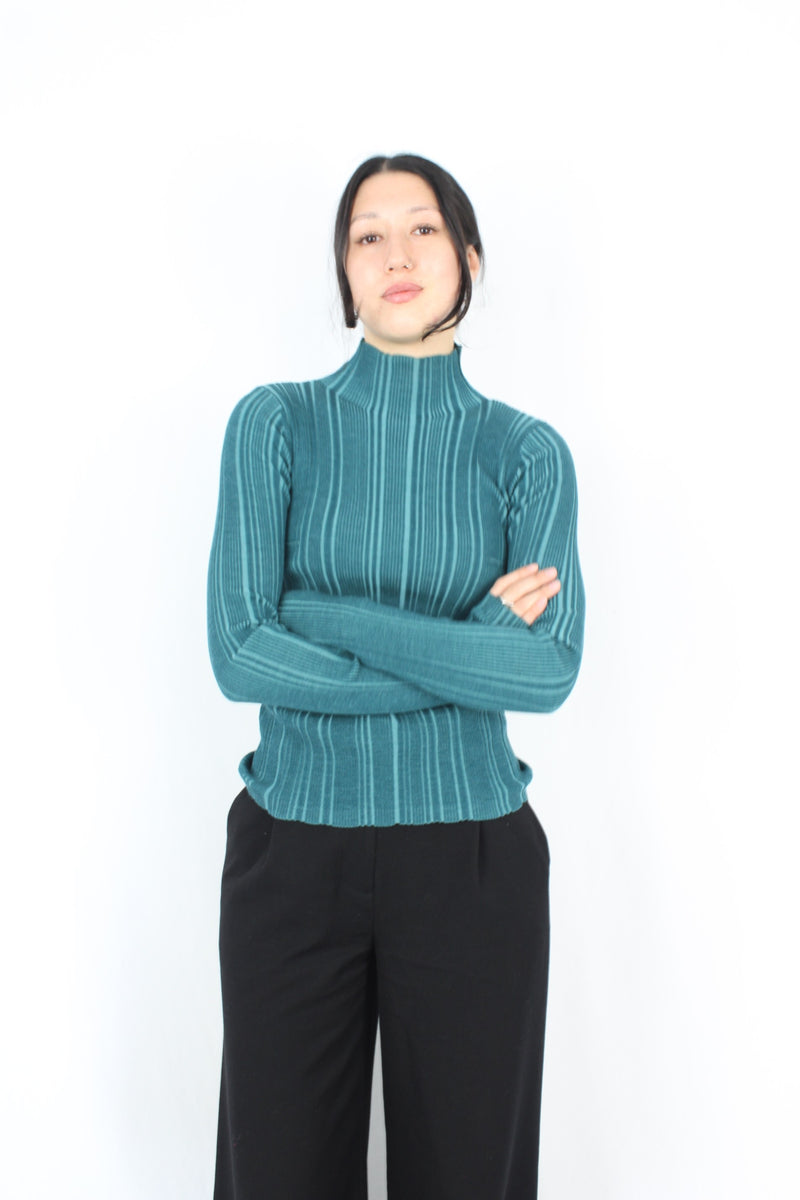 Diesel - Ribbed Mock Neck Top