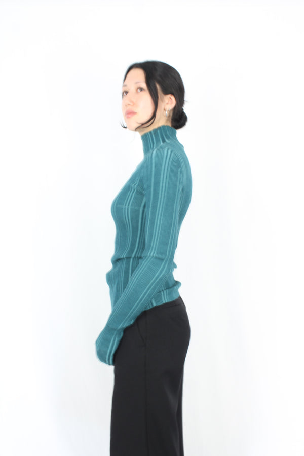 Diesel - Ribbed Mock Neck Top