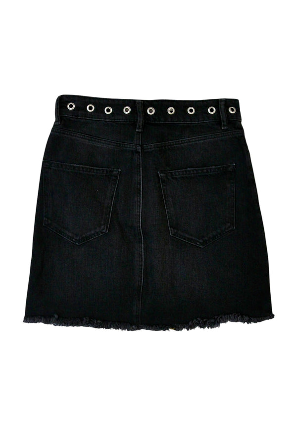 All Saints - Eyelet Detail Denim Mini