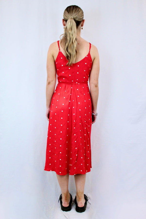 Reformation - Spotted Wrap Dress