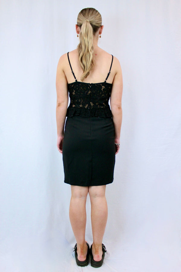 Shades of Blonde - Lace Bodice Dress