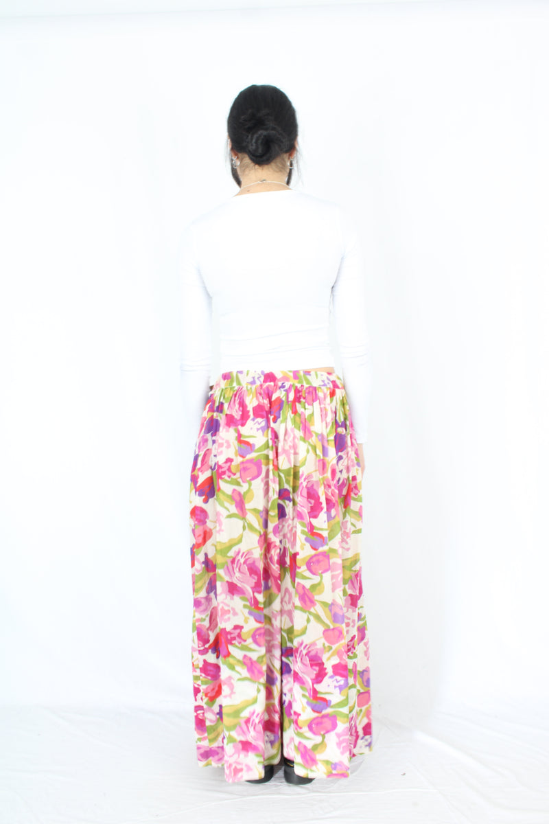 Ruby - Floral Maxi Skirt