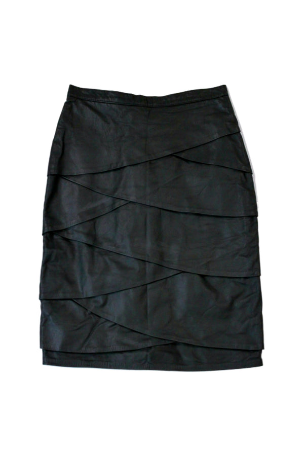 Jeffrey Grandel - Layered Leather Skirt