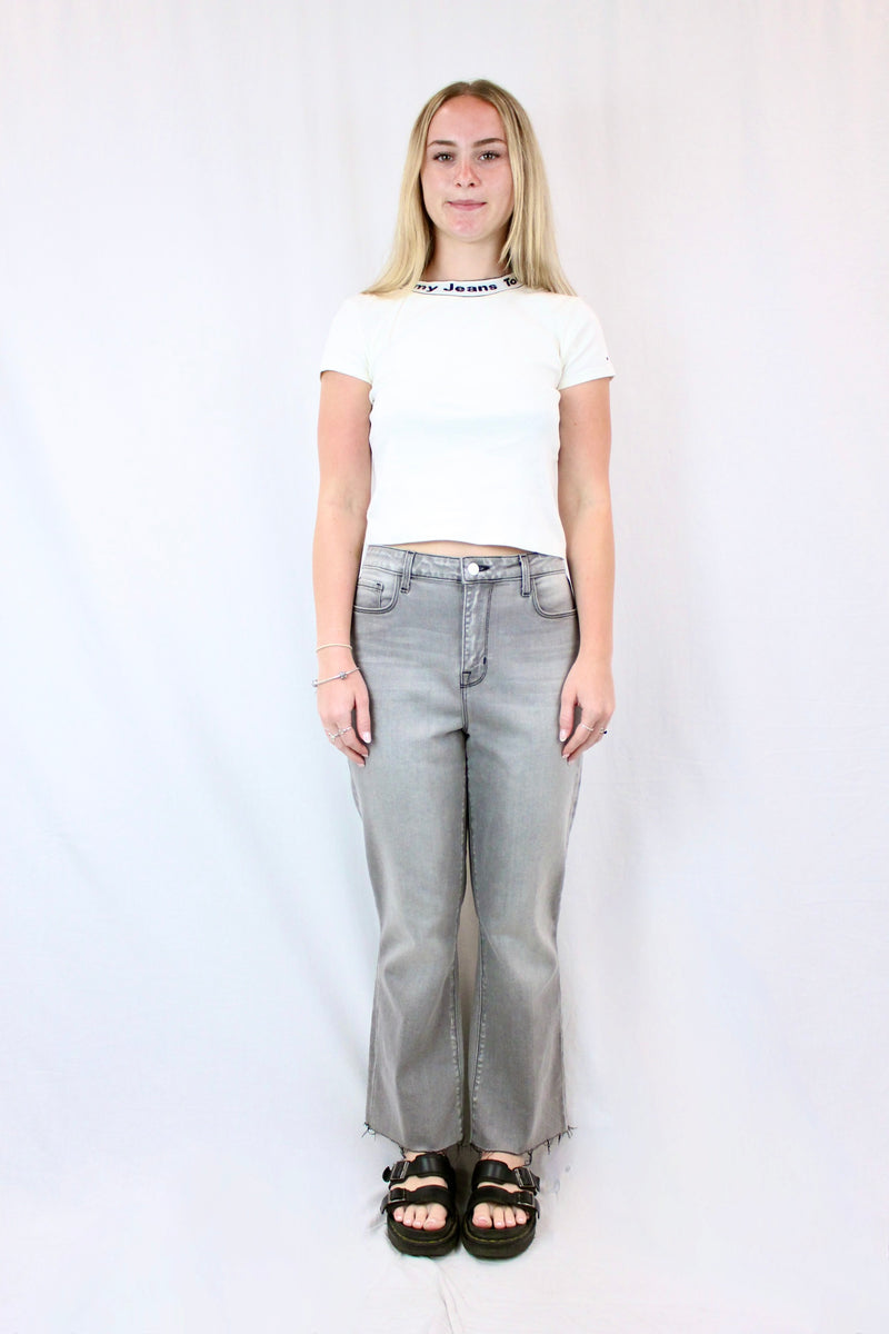 L'Agence - Cropped Semi Flare Jeans