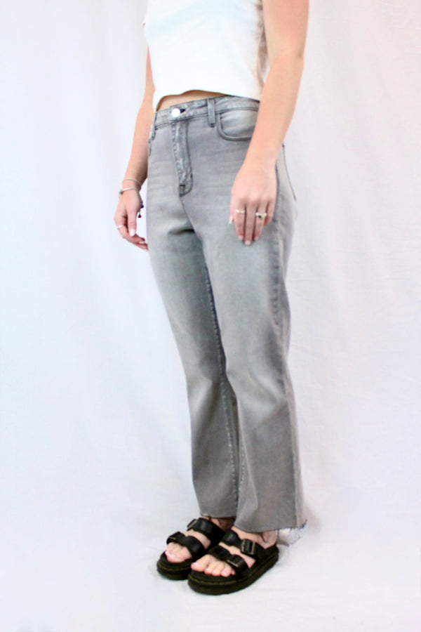 Cropped Semi Flare Jeans