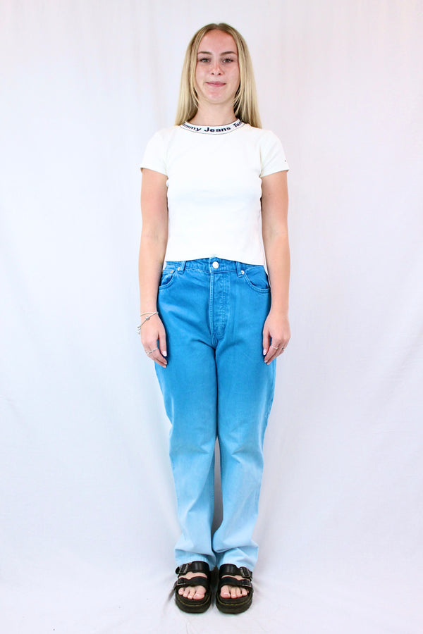 Zara - Blue Gradient Jeans