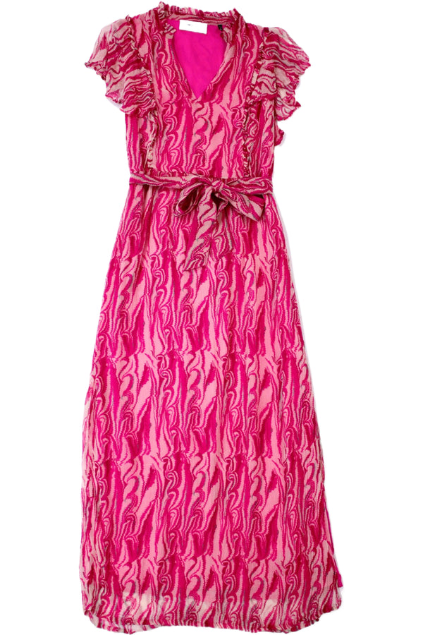 POM Amsterdam - Swirl Print Maxi Dress