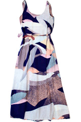 Elk - Abstract Print Maxi Dress