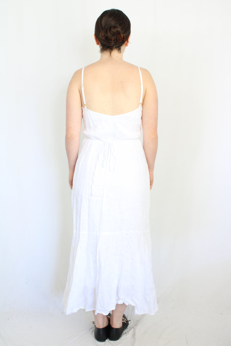 Linen Wrap Dress