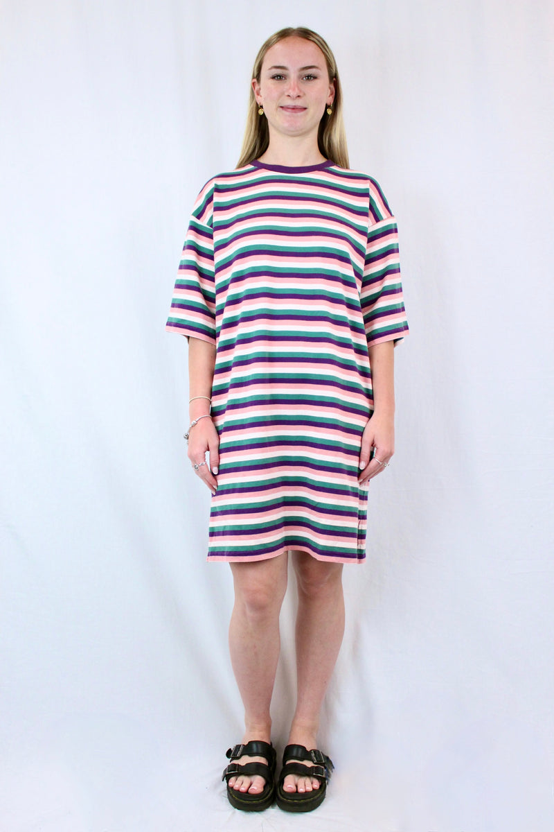 X GIRL - Striped T-shirt Dress
