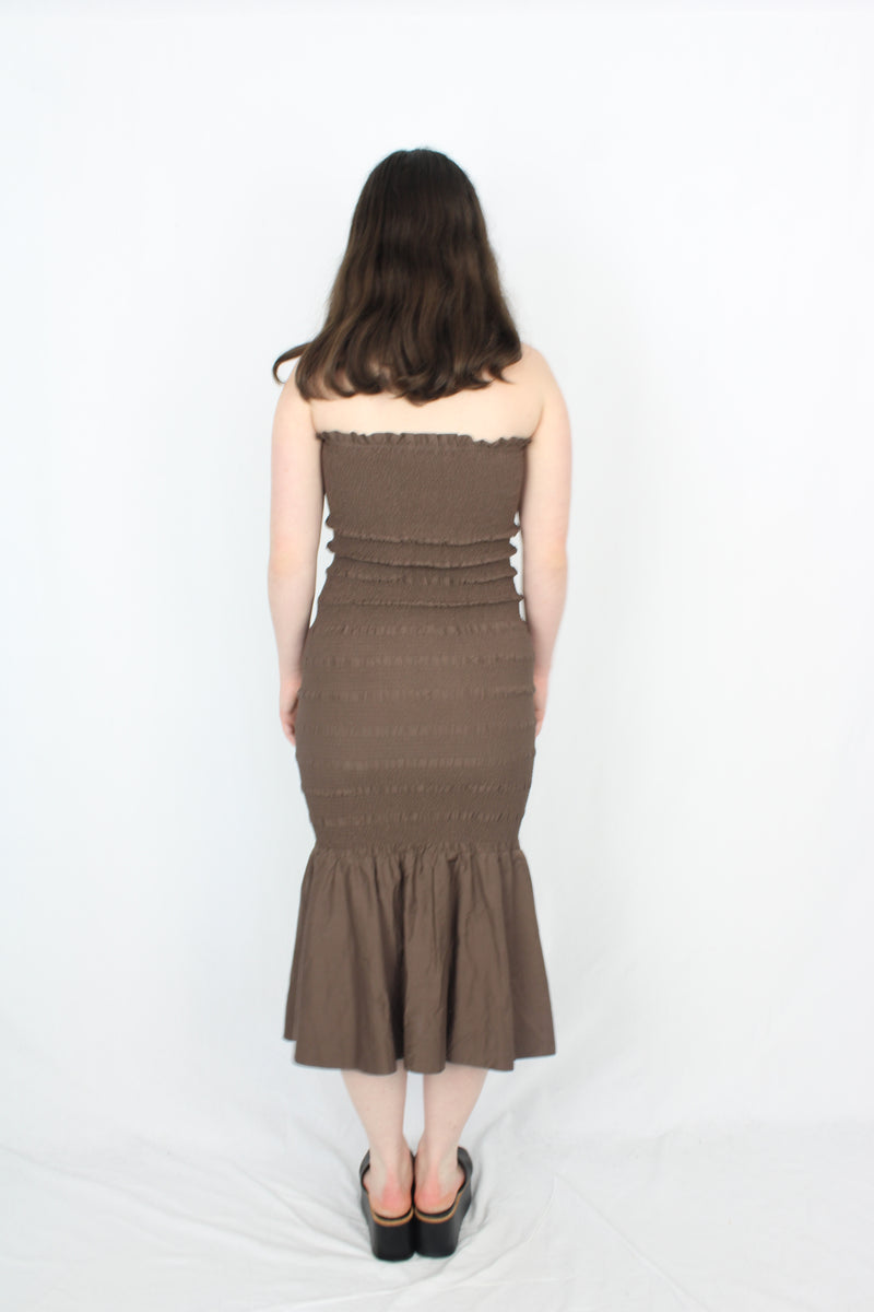 Marle - Shirred Midi Dress