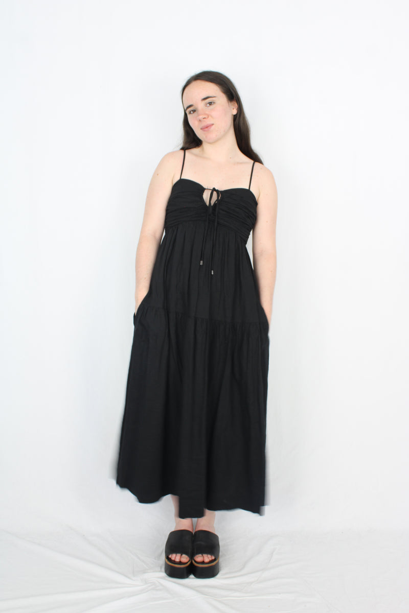 State Of Play - Ruched Flowy Sundress