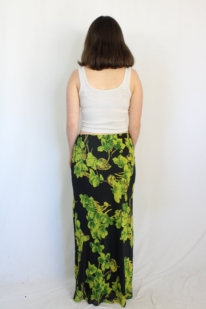 Flower Maxi Skirt