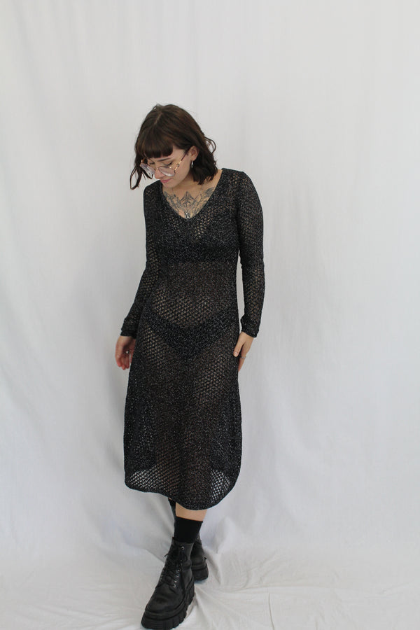 Metallic Knit Dress NWT