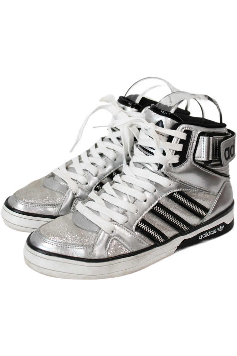 Adidas - Silver High Tops